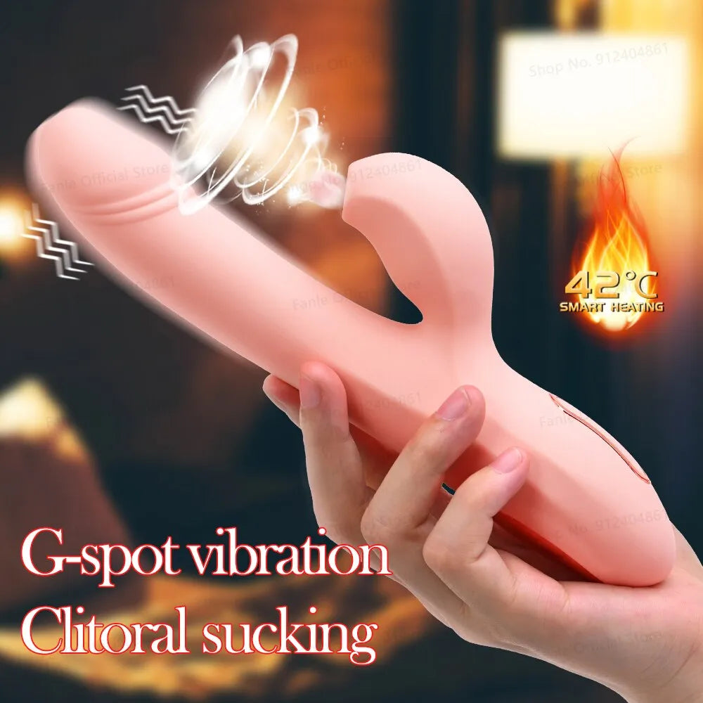 Vibrador e Sugador Double 2.0