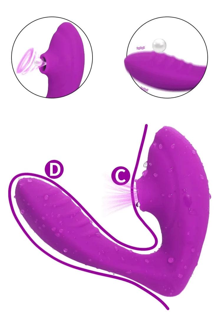 Vibrador e Sugador Magnífico 